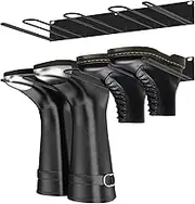 Sibosen Boot Holder, Pack of 2 Shoe Rack, Metal Wall Mount, Boot Hanger, Shoe Rack for Boots, Cowboy Boot Organiser, High Boots for Cupboard, Entrance, Outdoor, Garage, 41.5 x 23.5 cm