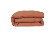 Ecology Dream Size Queen Bed Soft Quilt Cover Clay Brown Home Bedding Linen