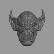 Vampire Orc D&D Fantasy Horror crossover custom head for action figures