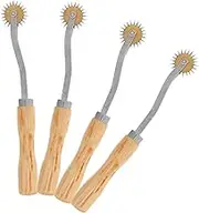 KONTONTY 4Pcs Tracing Wheel for Sewing Patterns Durable Craft Gearwheel for Accurate Stitch Marking and Canvas Projects