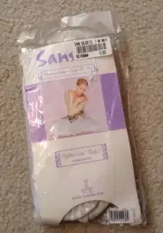 NWT! Sansha Silhouette White Canvas Split Sole Ballet Shoes Sz W6/M6.5
