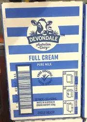 BULK DEVONDALE MILK 32x 150ml PACKS BOXED CARTON 5.5kg GROSS BRAND NEW AUS
