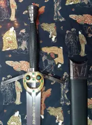 The Witcher TV Series Inspired Geralt of Rivia Steel Sword Renfri's Broach