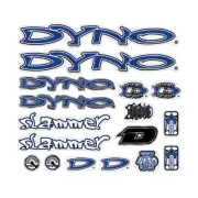 DYNO -2000 Slammer for yellow frame decal set - old school bmx