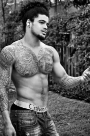 [Y143] Handsome Man Cute Male Model Showing Off Body Physique Art Photography