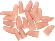 FRCOLOR 20pcs Finger Sleeve Props for Conjuring Tricks Stage Thumb Tips for Entertaining and Pranks