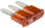 Auveco 21750, Ford Micro-Fuse 7-1/2 Amp Brown Color, Pack Size: 2