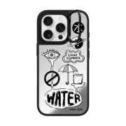 iPhone 16 Pro Mirror Ring Stand Case MagSafe Compatible 5 Elements : WATER