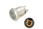 DC 12V 12mm 4 Pin Momentary Switch Led Light Metal On Off Push Button Waterproof