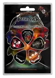 Metallica Hardwired Puppets Guitar Pick 5 Pack Official Plectrum Picks Set