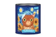 Mudpuppy: Vincat Van Gogh Artsy Cat - Puzzle Tin (100pc Jigsaw)