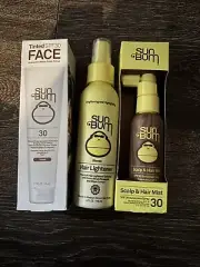 Lot If 3 Sun Bum Products