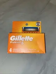 Gillette Fusion5 Razor Blade Refills 4 Cartridges NIB