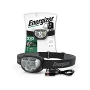 Energizer Rechargeable Head Torch 330 lumens IPX4 4 Hours
