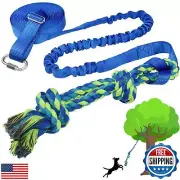 SYOOY Dog Bungee Tug Toy Hanging from Tree,Outdoor Tether Tug of War Interact