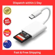 USB-C SD Memory Card Reader Type C Adapter for iPhone 15 Pro/Max/Plus, MacBook