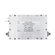 HXPA-050600-G40P33S 0.5-6GHz 2W Power Amplifier w/ 40dB Gain&Stainless Steel SMA