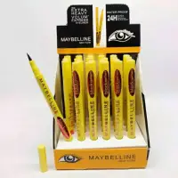 在飛比找蝦皮購物優惠-MAYBELLINE 眼線筆黑色美寶蓮