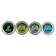 Man Law Glow in the Dark Steak Thermometer - Set of 4