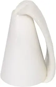 Rehabilitation Advantage Plastic Hand Cone with Strap, White