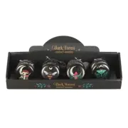 Set of 12 Dark Forest Compact Mirrors