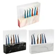 8-Hole Eyelash Tweezers Storage Rack Acrylic Lash Extension Tool Tweezers Holder