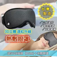 在飛比找momo購物網優惠-【IASO’S 伊亞索】3D立體熱敷眼罩 熱敷墊(台灣製造 