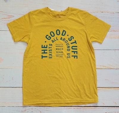 NWT Magnolia Kids Graphic Tee Sz YL Youth Large The Silos Joanna Gaines