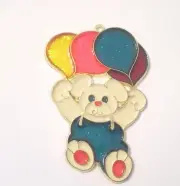 TEDDY BEAR WITH BALLOONS SUNCATCHER (SUNCATCHERS)
