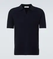 [Arch4] Arch4 Mr Timo cashmere polo sweater AU 93 blue
