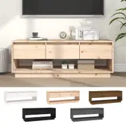 Solid Wood Pine TV Cabinet Sideboard Storage Furniture Multi Colours vidaXL
