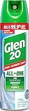 Glen 20 Disinfect Spray Crisp Linen Aerosol Eliminate Odour Disinfect, 175g