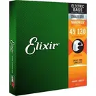 Elixir Electric Bass Guitar 5-Strings Set 14777 Nanoweb - .045-.130 Long Scale