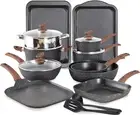 MAISON ARTS 17-Piece Pots and Pans Set - Kitchen Cookware Sets with Nonstick Gra