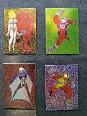 1993 Topps KIRBY CHROME 4 Card set Mint Condition
