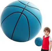 Silent Basketball - Kids Basketball Toy, Indoor Bouncy Ball | Quiet Soft Kids, Silent Basketbal Practice Balls, 3D Soft Balls for Indoor Home Game and Skill Practice