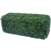 Portable Artificial Boxwood Hedge UV Resistant 25cm High 100cm Long