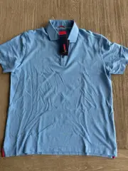 Stone Rose Men’s Polo Knit Dry Touch Light Blue Size XL BNWT