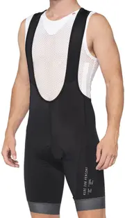 100% Exceeda Bicycle Bib Shorts, black, Size S for Men