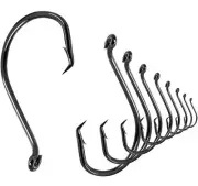Bulk Octopus Circle Hooks Offset Point High Carbon Steel Fishing Hooks Free Box