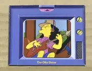 SIMPSONS TV TAZO TAZOS- #43 THE OTTO SHOW - NEW PROMOCARD 2006 Fox