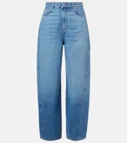 [Givenchy] Givenchy Cocoon high-rise barrel-leg jeans UK 6 blue