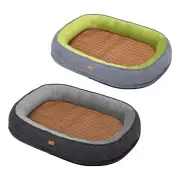 Orthopedic Pet Cat Dog Calming Bed Memory Foam Washable Removable Cover 4 Sizes