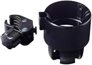 Smart Start Adjustable Height to Fit Bottle Stroller Smart Cup Holder Black