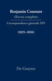 Correspondance gnrale 18251826 by Cecil P. Courtney Hardcover Book