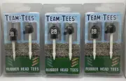 Wake Forest Demon Deacon Golf Pro Rubber Head Team Tees, 6 Total Tees ⛳