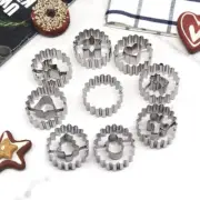 Xmas Cookie Cutters Snowman Angel Snowflake Bell Tree Star Xmas Pastry Cutters