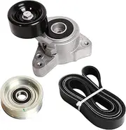 90K-38278 Complete Serpentine Tensioner Belt Drive Component Kit Fit for Honda Civic 2006-2011 2.0L Replacement 31170RAAA01 36320 K070649
