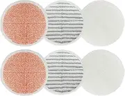 [GreeSuit] Spin Mop Pads Replacement Compatible with Bissell Spinwave 2039A 2124-6PACK