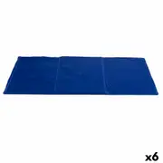 Dog Carpet Refreshing Blue Foam Gel 50 x 1 x 90 Cm 6 Units